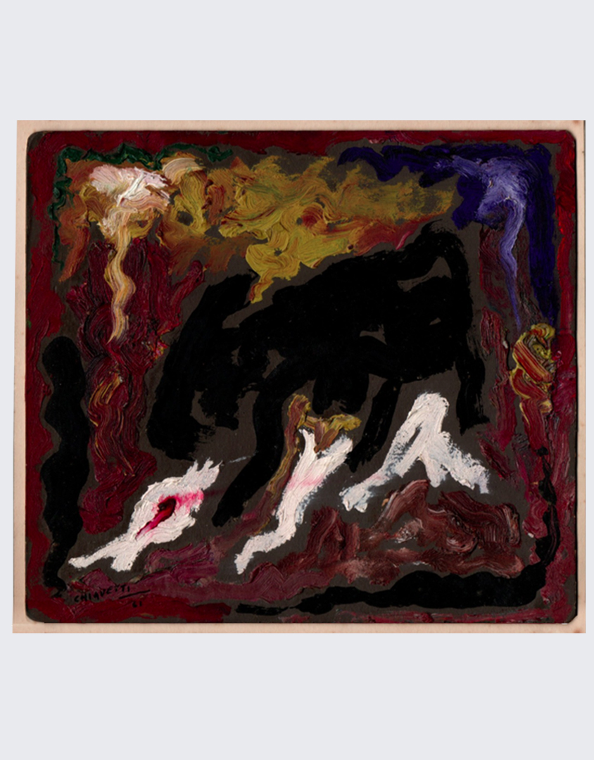 Cuadro pintado con Mano Izquierda 